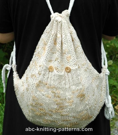 ABC Knitting Patterns - Katia Summer Backpack