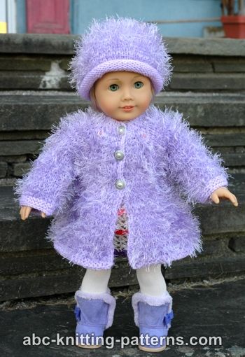 Abc Knitting Patterns American Girl Doll Fur Coat