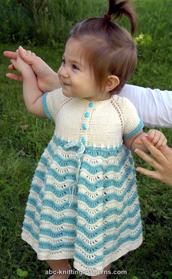 knitting frock design for baby girl
