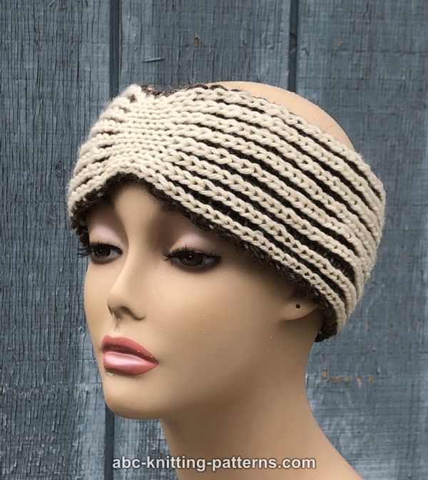 Abc Knitting Patterns Reversible Brioche Headband