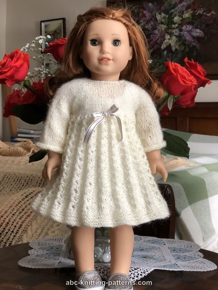 doll dress knitting pattern