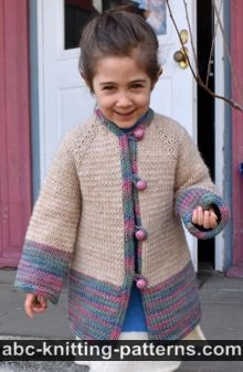 Chenille Cutaway Jacket Knitting Pattern Download