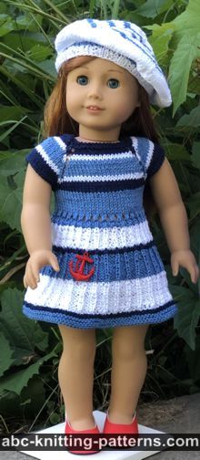 Lace Vest Knitting Pattern 18 inch Dolls