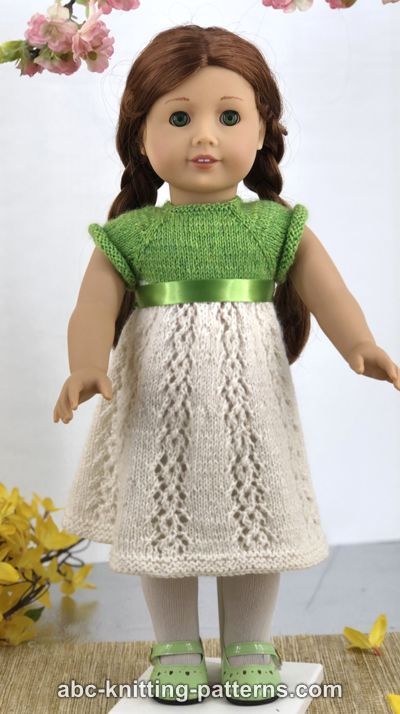 Spring Blossom Dress for 18-inch Dolls