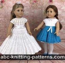 Cocktail and Ball Dresses for 18-inch Doll